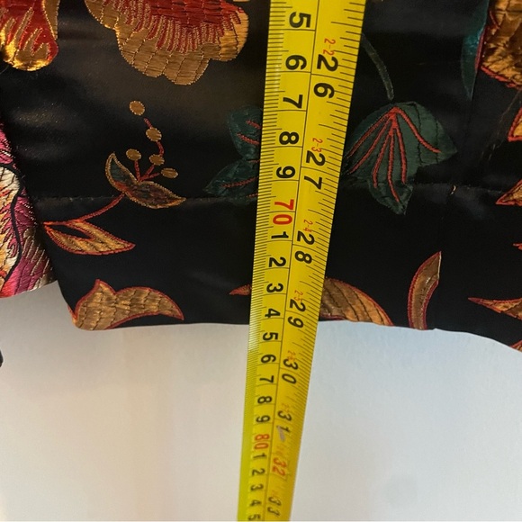 SOFT SURROUNDINGS Moon Dynasty Satin Brocade Kimono Jacket - Size Large - Picture 11 of 13